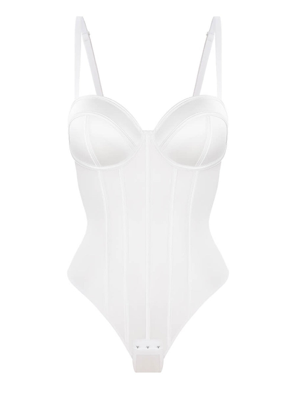 Glamor Corset Bodysuit - Marshmallow white