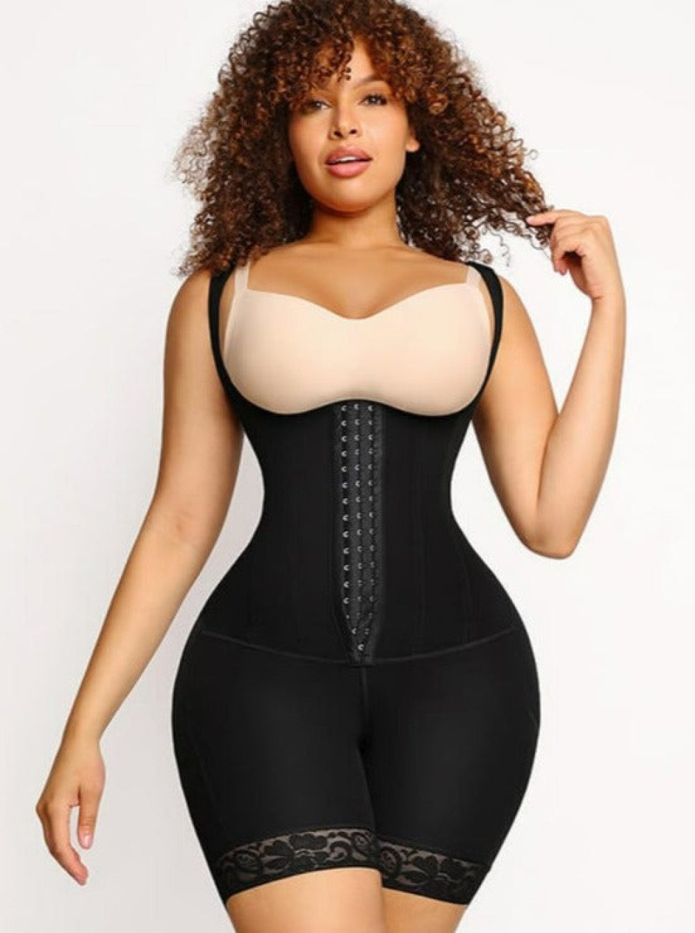 Faja Open Bodysuit - Blackberry