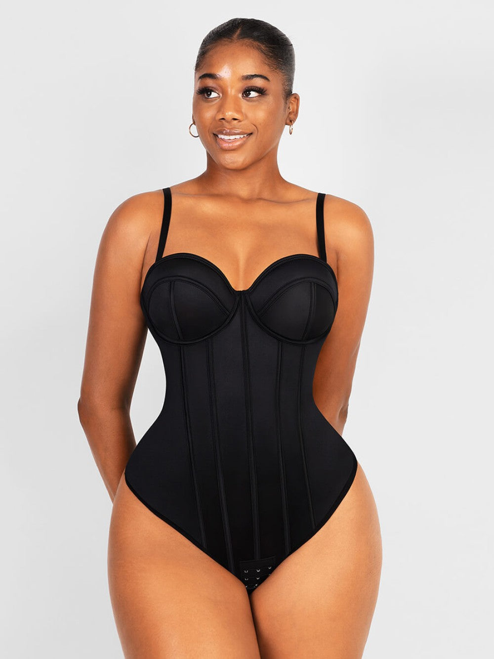 Glamor Corset Bodysuit - Blackberry