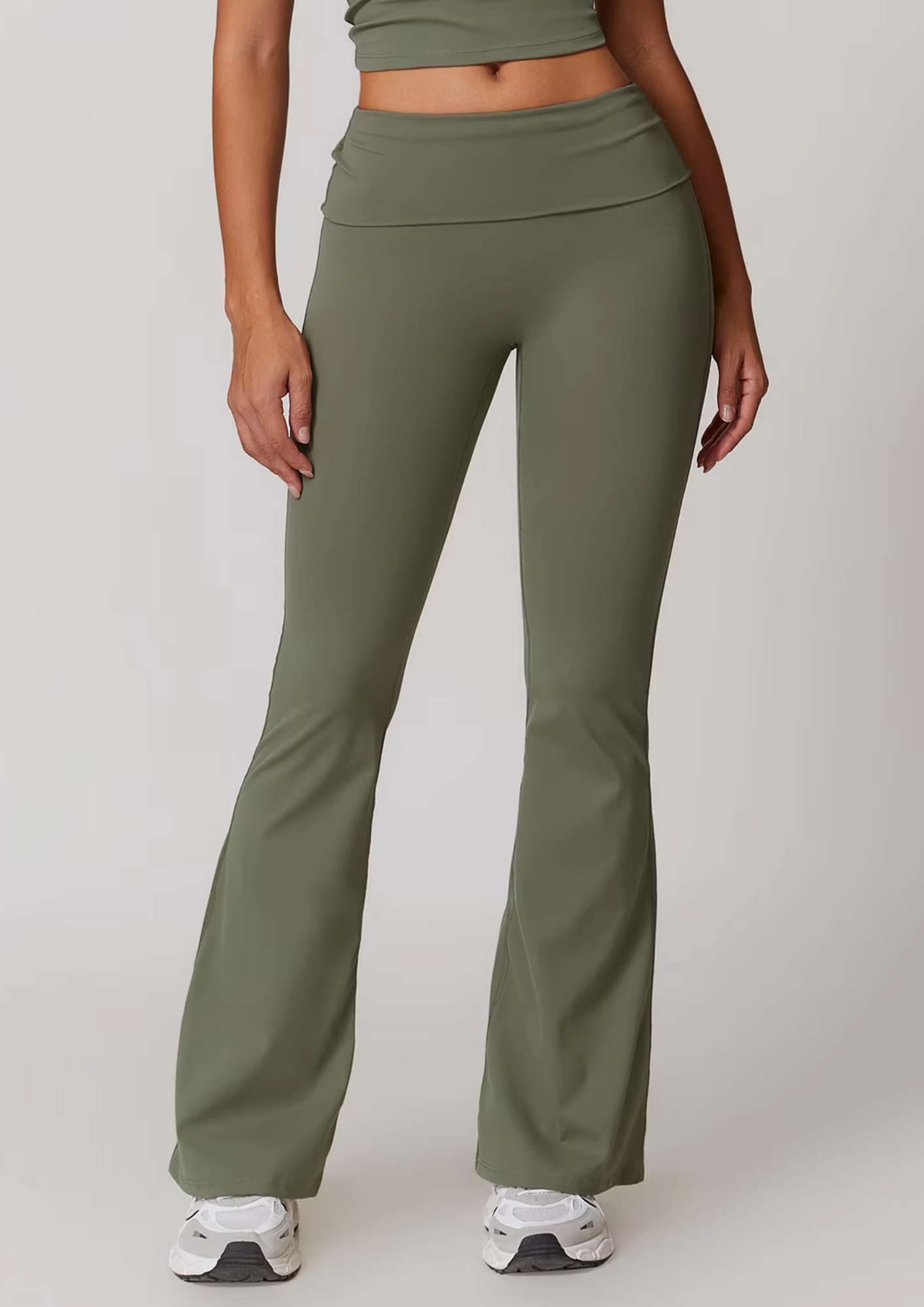 Soft Active Sport Legging -  Khaki Green