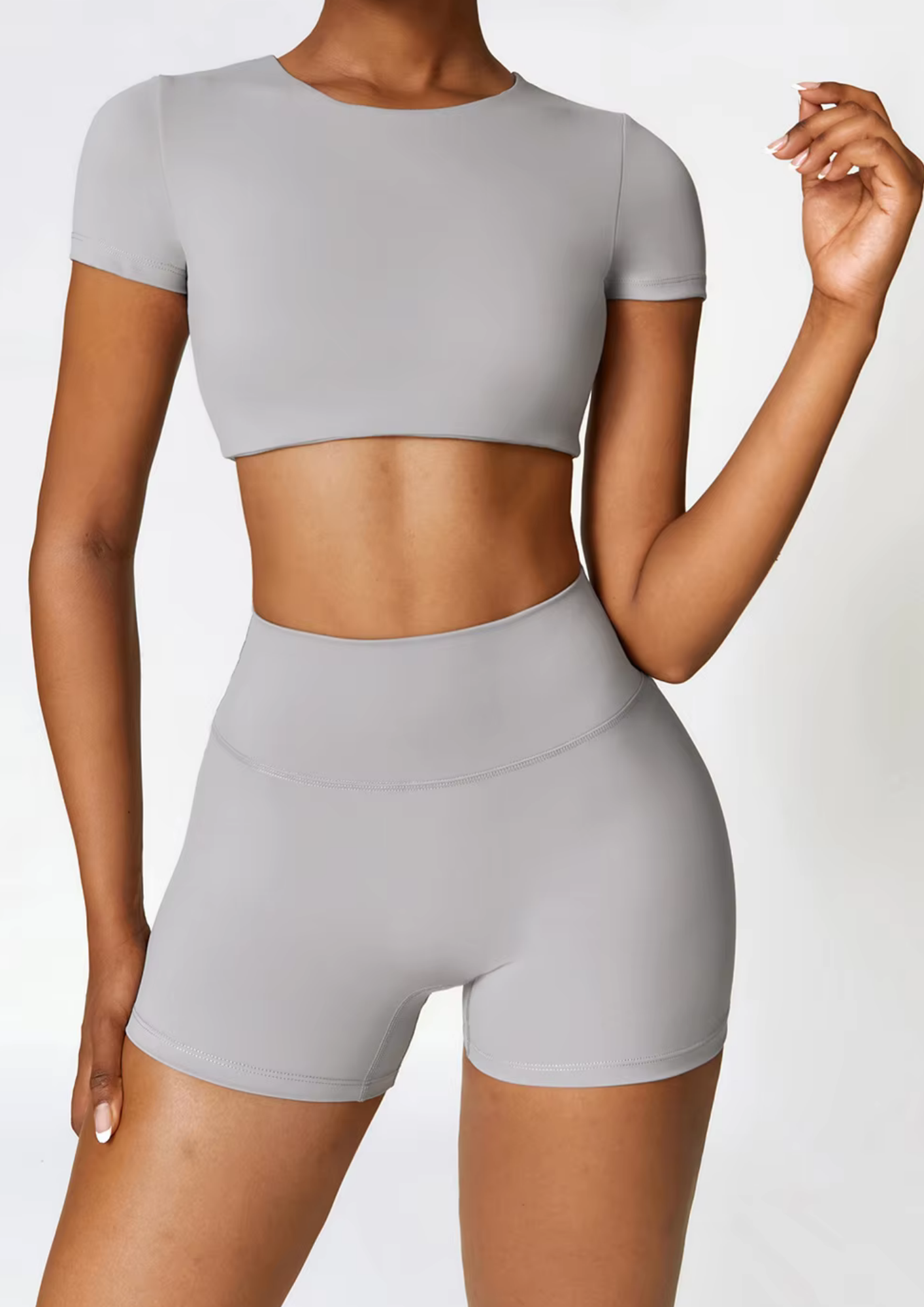 Soft Active Sport Shorts - Grey