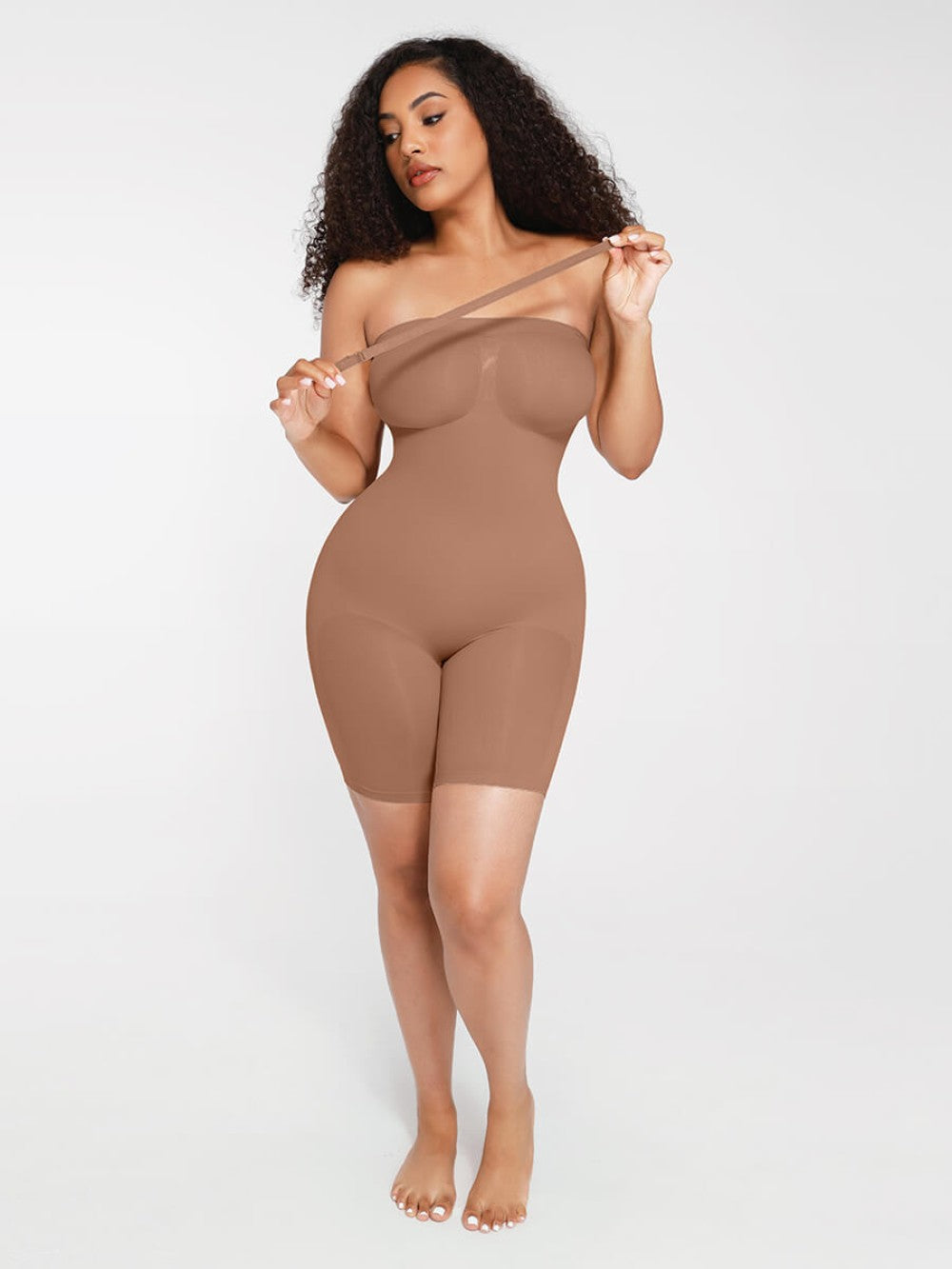 3 in 1  Seamless Body Shaper - Mokka