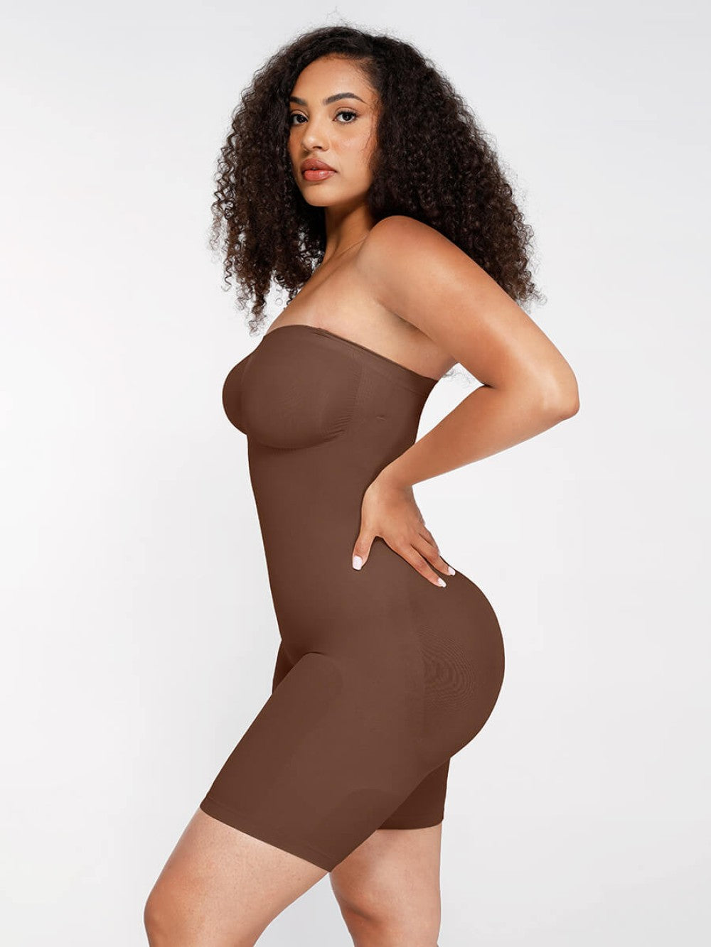 3 in 1  Seamless Body Shaper - Brown