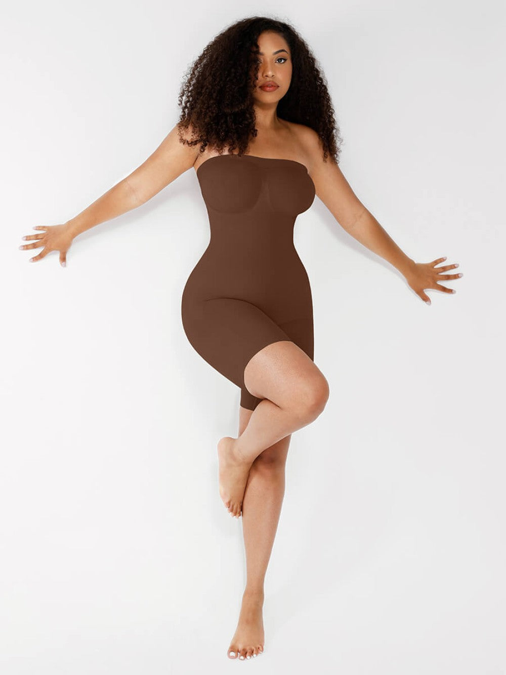 3 in 1  Seamless Body Shaper - Brown