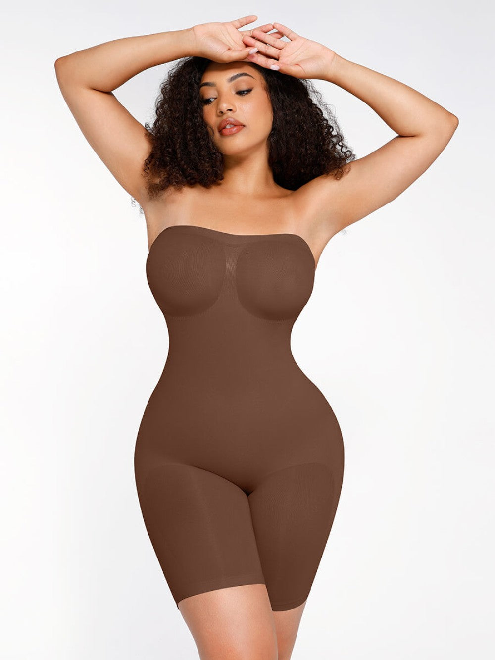 3 in 1  Seamless Body Shaper - Brown