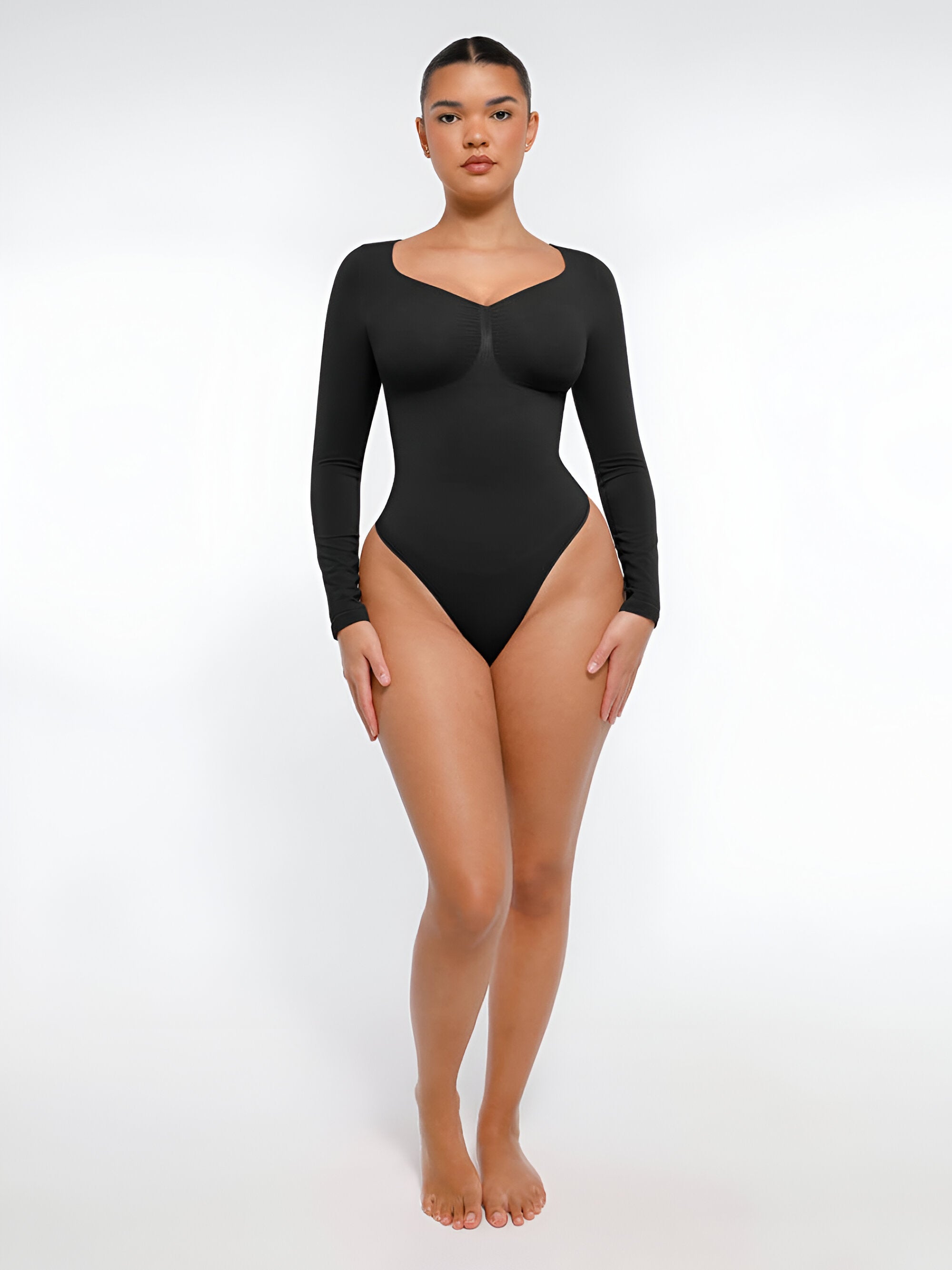 Heartshape Seamless Bodysuit - Blackberry