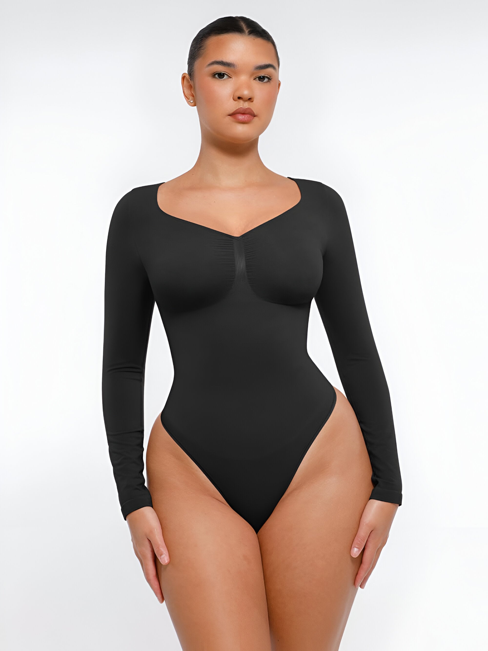 Heartshape Seamless Bodysuit - Blackberry