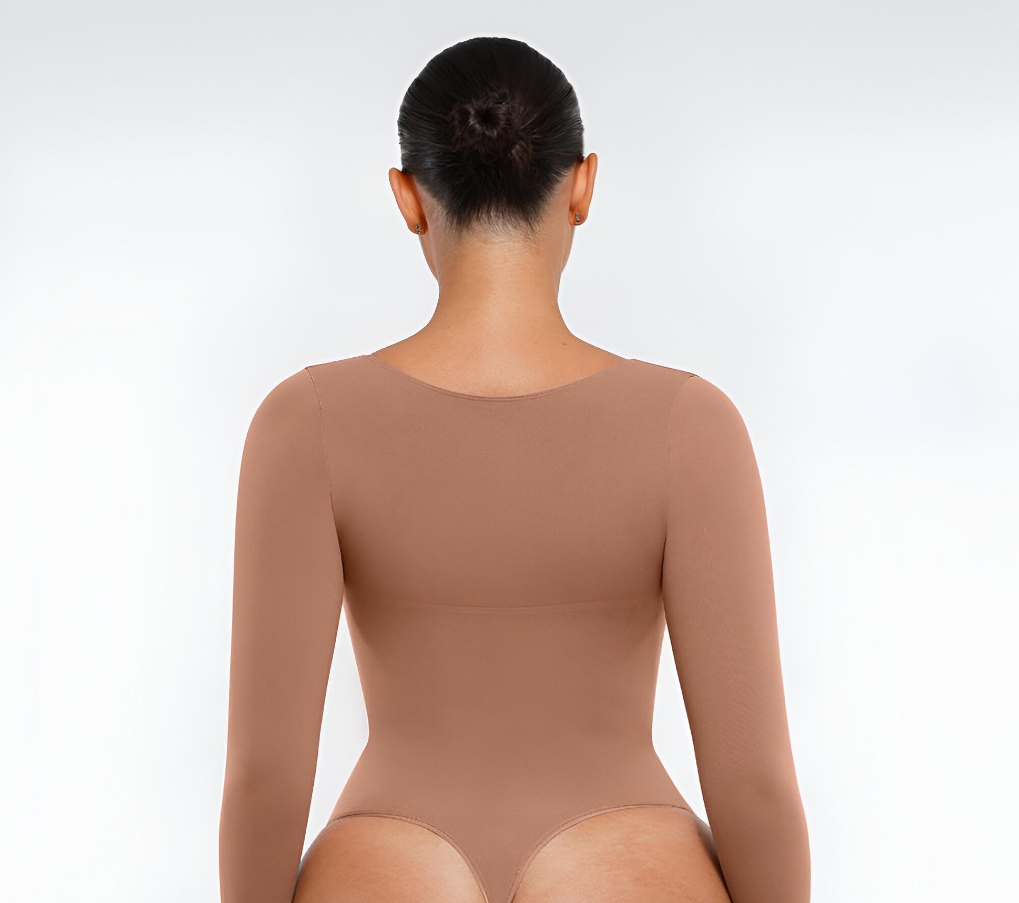 Heartshape Seamless Bodysuit - Mokka