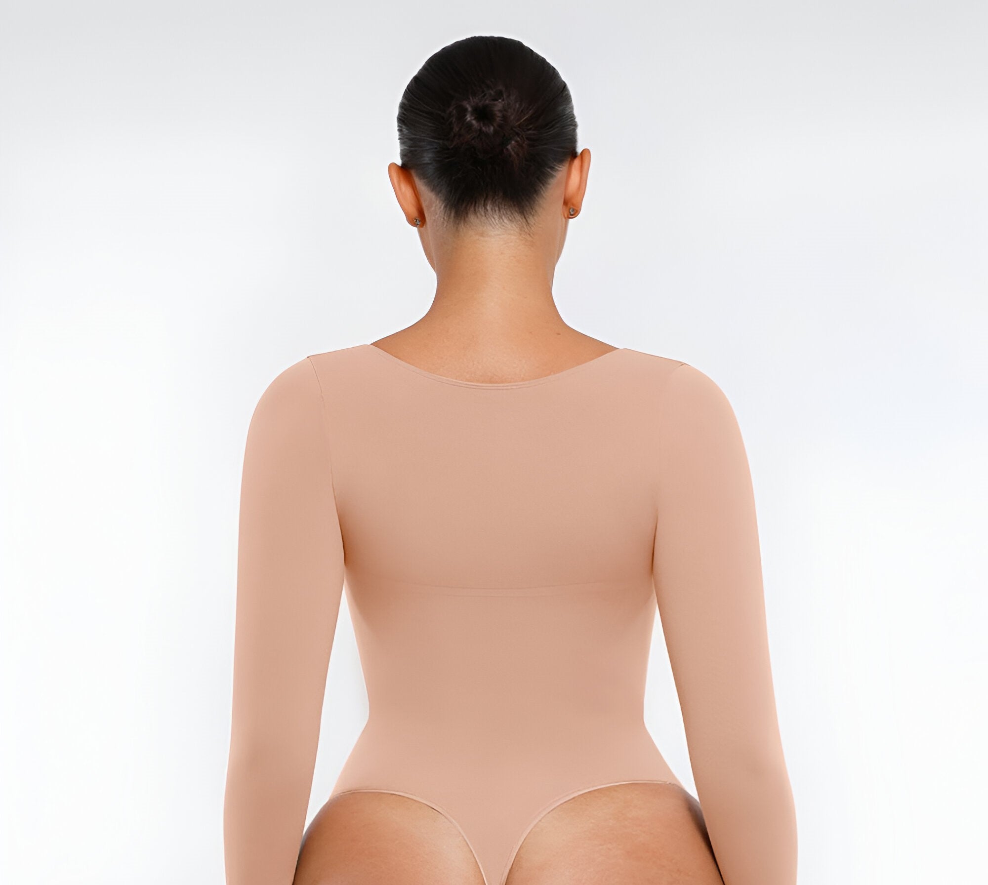 Heartshape Seamless Bodysuit - Nude